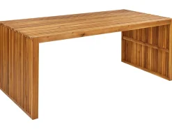 Best Beliani Set da pranzo da giardino con panche 6 posti SULZANO Legno d'acacia Marrone
