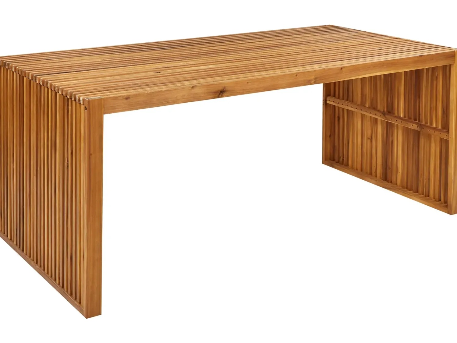 Best Beliani Set da pranzo da giardino con panche 6 posti SULZANO Legno d'acacia Marrone