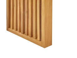 Online Beliani Set da pranzo da giardino con panche 4 posti BELLANO Legno d'acacia Marrone