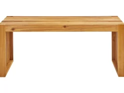 Online Beliani Set da pranzo da giardino con panche 4 posti BELLANO Legno d'acacia Marrone