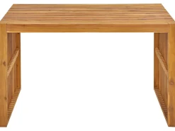 Online Beliani Set da pranzo da giardino con panche 4 posti BELLANO Legno d'acacia Marrone