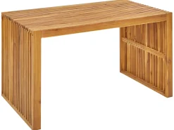 Online Beliani Set da pranzo da giardino con panche 4 posti BELLANO Legno d'acacia Marrone