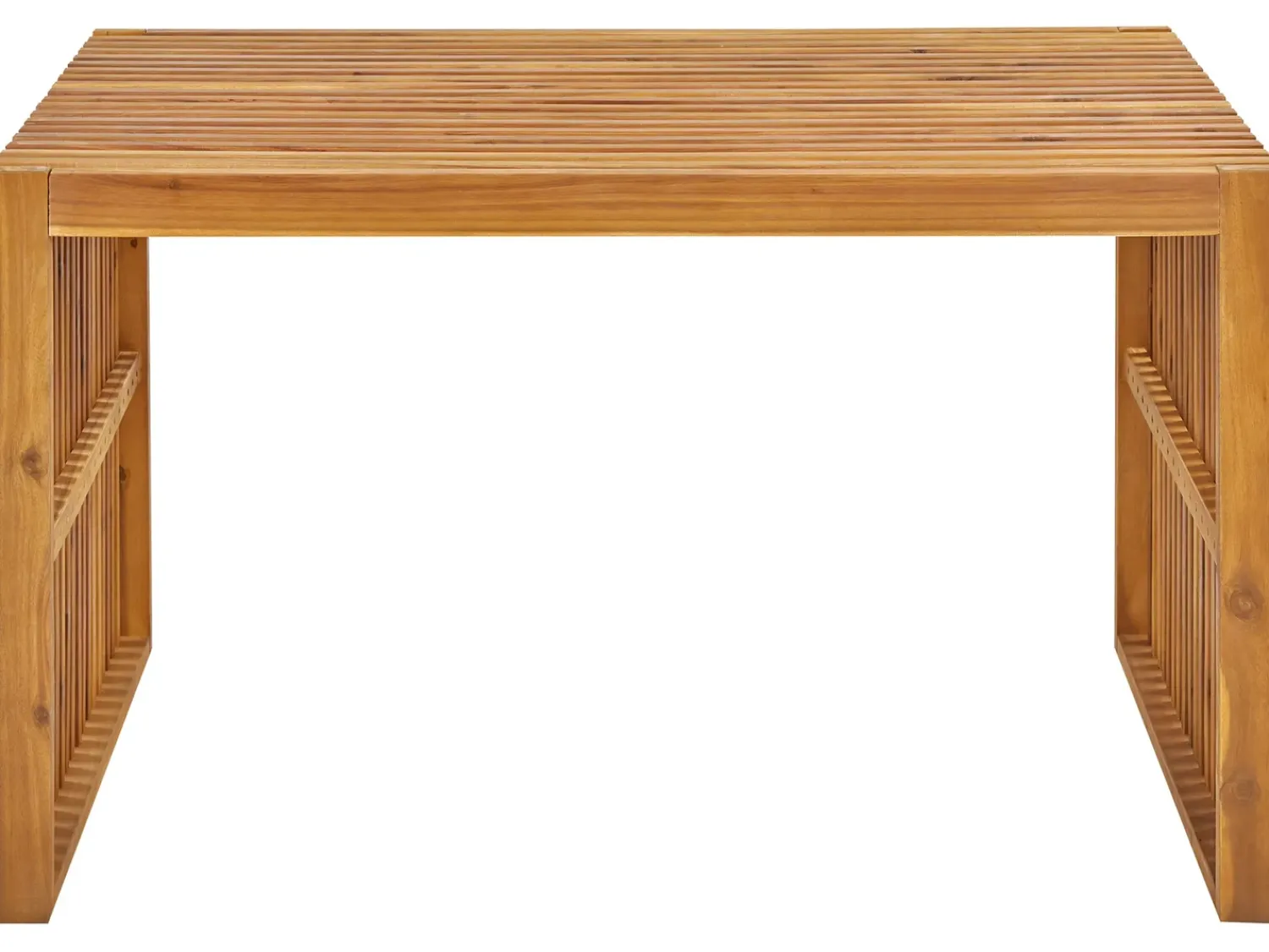 Best Beliani Set da pranzo da giardino con panche e sgabelli 4 posti BELLANO Legno d'acacia Marrone