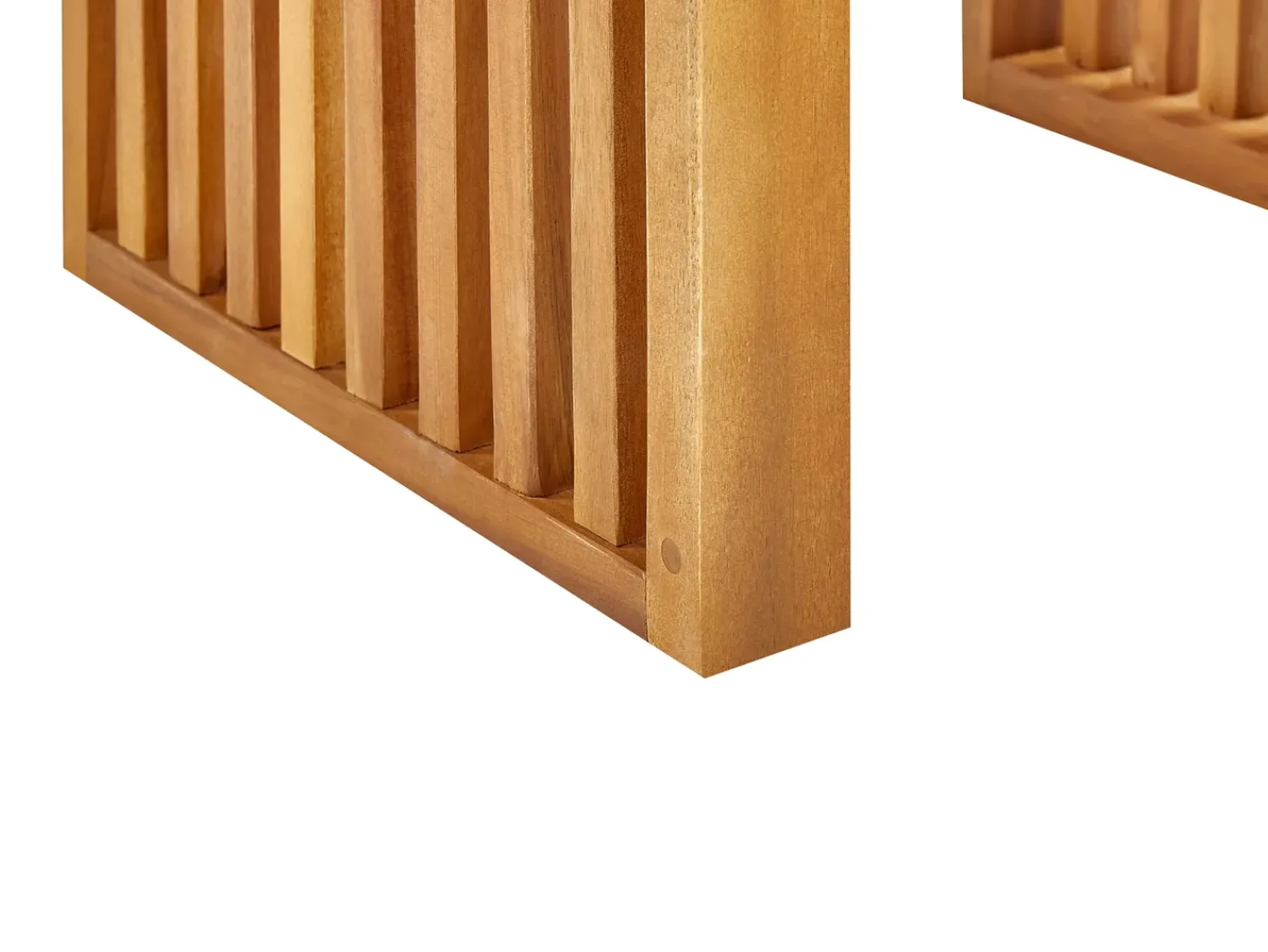 Best Beliani Set da pranzo da giardino con panche e sgabelli 4 posti BELLANO Legno d'acacia Marrone