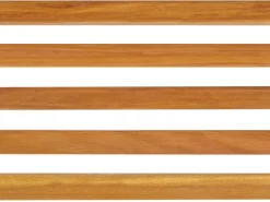 Best Beliani Set da pranzo da giardino con panche e sgabelli 4 posti BELLANO Legno d'acacia Marrone
