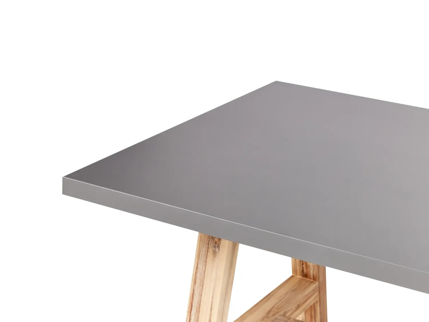 Clearance Beliani Set da pranzo da giardino con panche 6 posti TONNARE Cemento Grigio Marrone Grigio