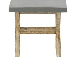 Sale Beliani Set da pranzo da giardino con sgabelli 8 posti OLBIA Cemento Grigio Marrone Grigio