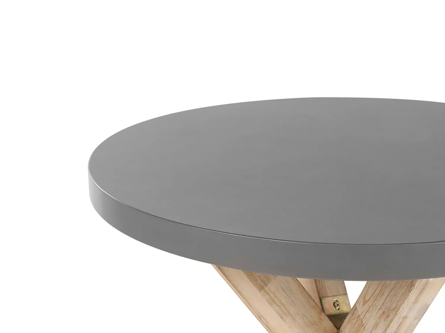 Sale Beliani Set da pranzo da giardino con sgabelli 4 posti OLBIA/TARANTO Cemento Grigio Marrone Grigio