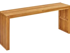 Hot Beliani Set da pranzo da giardino con sgabelli 3 posti BELLANO Legno d'acacia Marrone