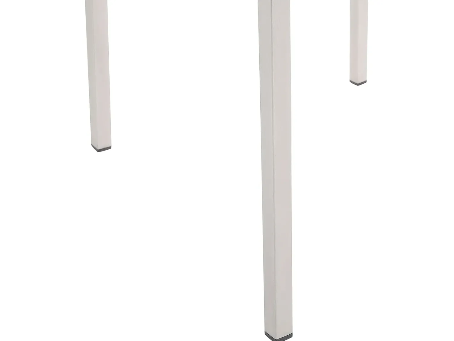 Sale Beliani Set da pranzo da giardino 6 posti GROSSETO Piastra tripla Granito Lucido Nero Argento Nero