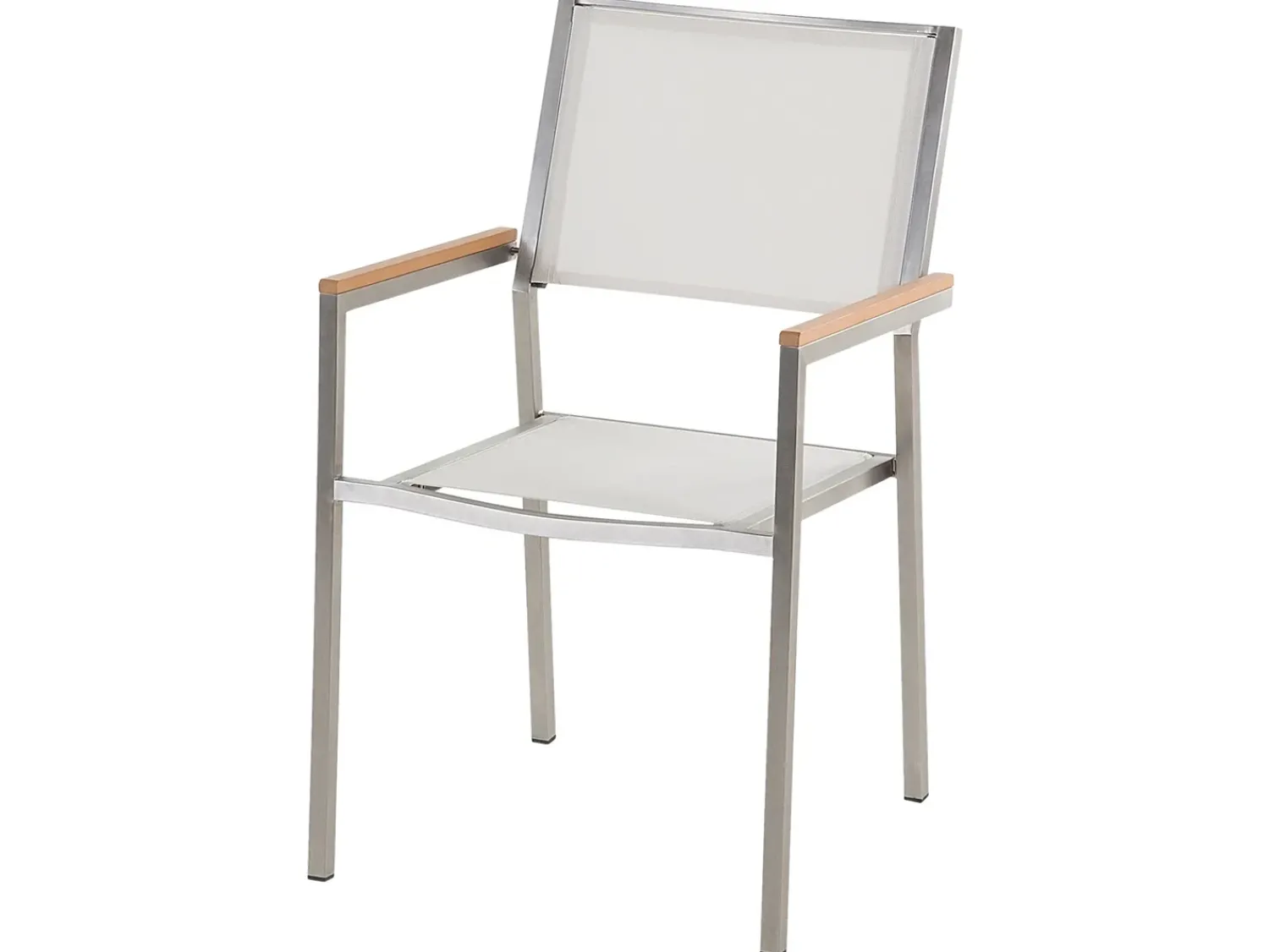 Online Beliani Set da pranzo da giardino 6 posti GROSSETO Granito fiammato Nero/Bianco Bianco Argento Grigio