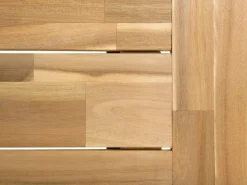 Outlet Beliani Set da pranzo da giardino 6 posti SCANIA Legno d'acacia Nero Marrone Nero