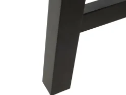 Outlet Beliani Set da pranzo da giardino 6 posti SCANIA Legno d'acacia Nero Marrone Nero