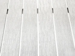Outlet Beliani Set da pranzo da giardino 6 posti VERNIO Bianco Bianco Argento