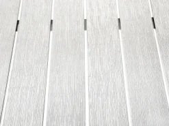 Discount Beliani Set da pranzo da giardino 6 posti NARDO Bianco Bianco Argento