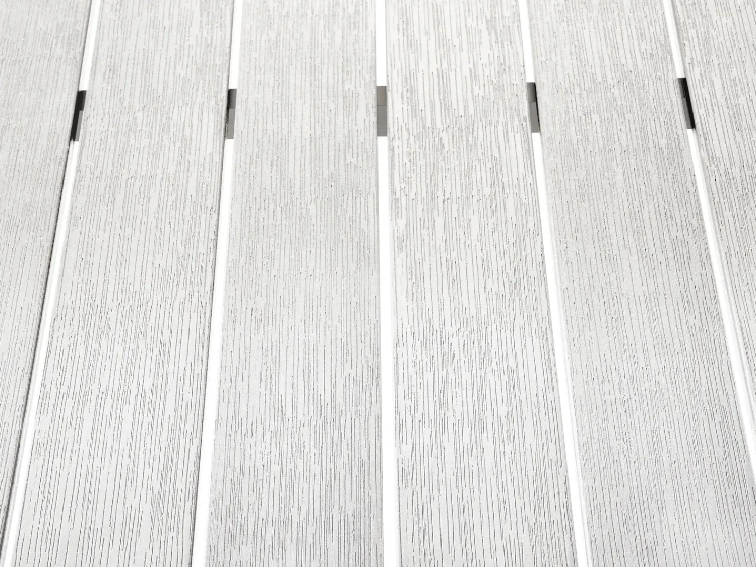 Discount Beliani Set da pranzo da giardino 6 posti NARDO Bianco Bianco Argento