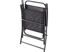 Outlet Beliani Set da pranzo da giardino 4 posti LIVO Metallo Nero