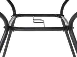 Outlet Beliani Set da pranzo da giardino 4 posti LIVO Metallo Nero