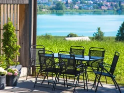 Online Beliani Set da pranzo da giardino 6 posti LIVO Metallo Nero