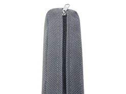 Clearance Beliani Set da pranzo da giardino 6 posti BACOLI con cuscini Metallo Grigio Bianco Grigio