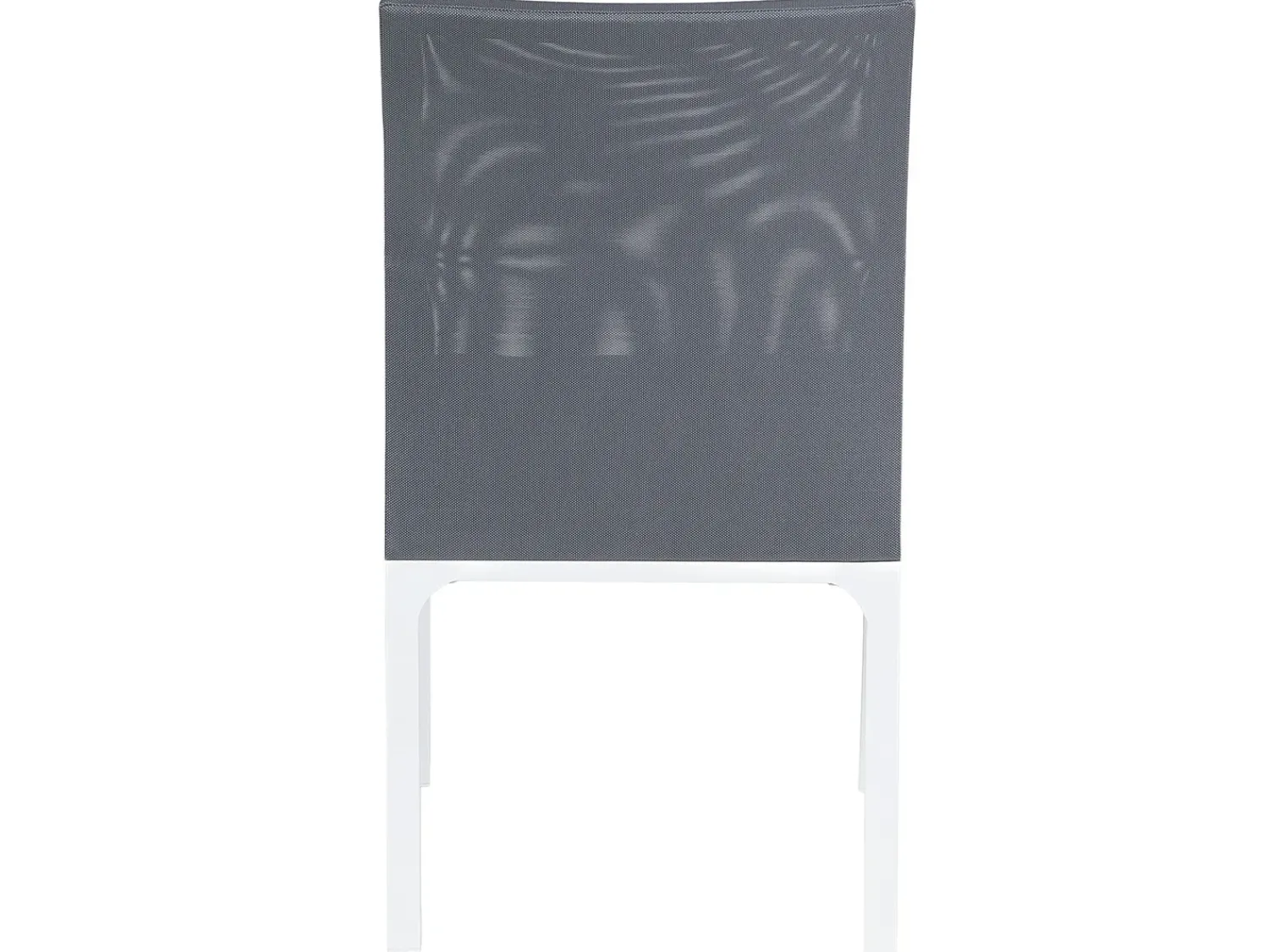 Clearance Beliani Set da pranzo da giardino 6 posti BACOLI con cuscini Metallo Grigio Bianco Grigio