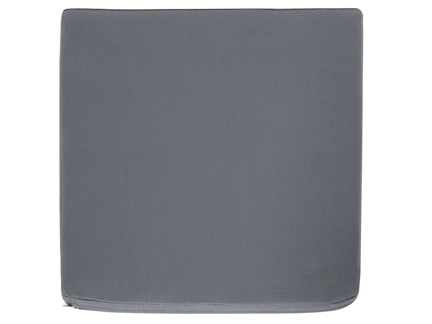 Clearance Beliani Set da pranzo da giardino 6 posti BACOLI con cuscini Metallo Grigio Bianco Grigio