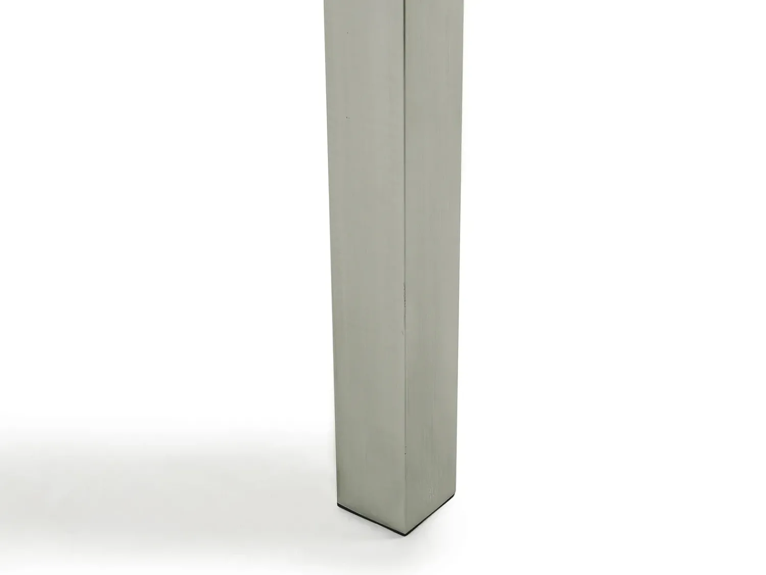 Discount Beliani Set da pranzo da giardino 8 posti GROSSETO Vetro incrinato Trasparente/Bianco Trasparente Argento Bianco
