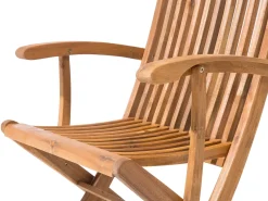 Sale Beliani Set da pranzo da giardino 8 posti MAUI Legno d'acacia chiaro Marrone