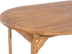 Sale Beliani Set da pranzo da giardino 8 posti MAUI Legno d'acacia chiaro Marrone