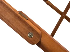 Beliani Set da pranzo da giardino 6 posti CENTO con cuscini Legno d'acacia Marrone Grigio Marrone