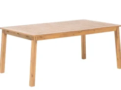 Hot Beliani Set da pranzo da giardino 8 posti CESANA Legno d'acacia Marrone chiaro Grigio Marrone