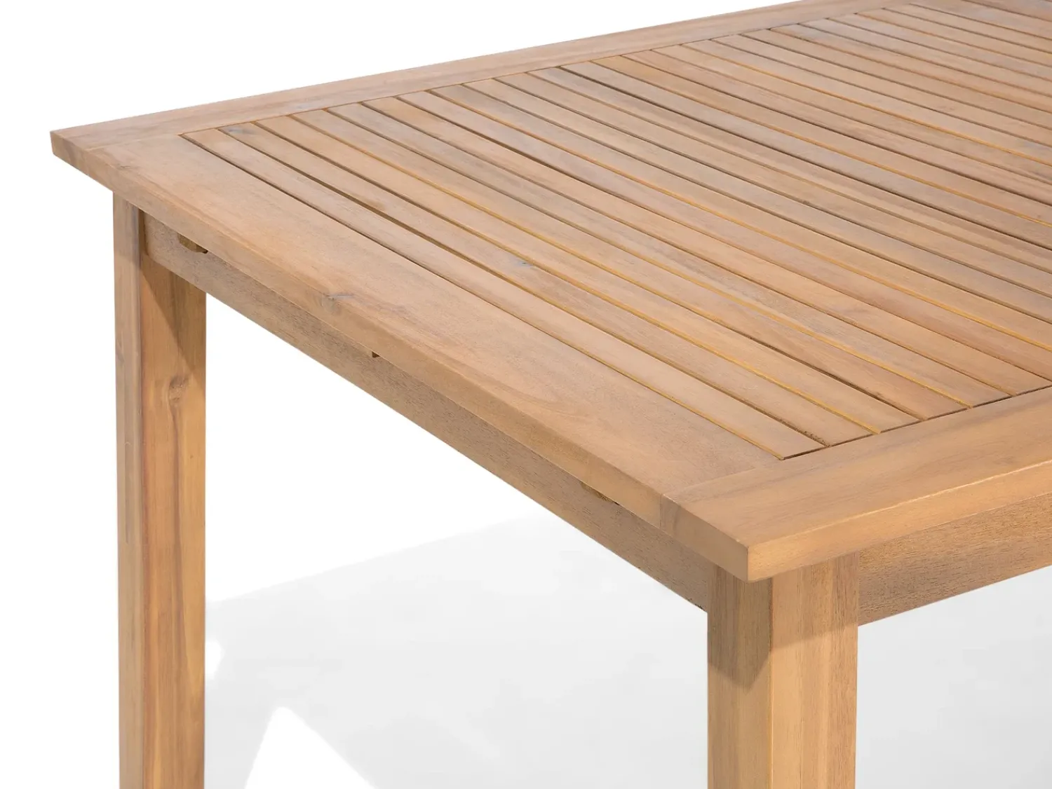 Hot Beliani Set da pranzo da giardino 8 posti CESANA Legno d'acacia Marrone chiaro Grigio Marrone