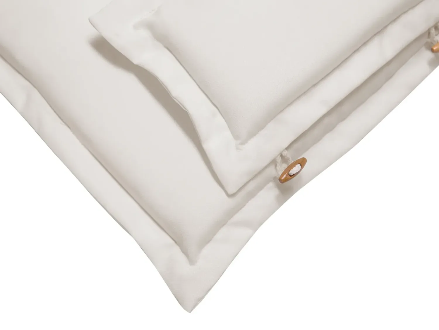 Discount Beliani Set da pranzo da giardino 8 posti MAUI con cuscini Legno d'acacia Bianco sporco Bianco Marrone