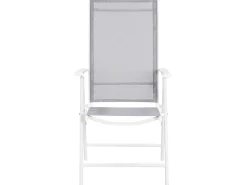 Online Beliani Set da pranzo da giardino 6 posti CATANIA Metallo Grigio Bianco Grigio