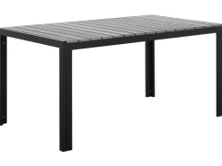 Sale Beliani Set da pranzo da giardino 6 posti COMO Grigio Grigio Nero