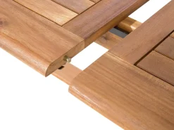 Sale Beliani Set da pranzo da giardino 8 posti MAUI con cuscini Legno d'acacia Blu Blu Marrone