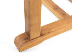 Sale Beliani Set da pranzo da giardino 8 posti MAUI con cuscini Legno d'acacia Blu Blu Marrone