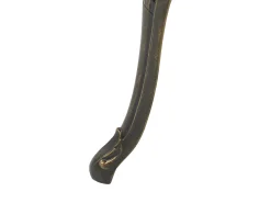 Sale Beliani Set da pranzo da giardino 4 posti SAPRI con cuscini Metallo Marrone scuro Verde Marrone