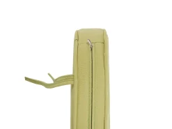 Sale Beliani Set da pranzo da giardino 4 posti SAPRI con cuscini Metallo Marrone scuro Verde Marrone