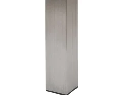 New Beliani Set da pranzo da giardino 8 posti GROSSETO Legno d'eucalipto Marrone/Beige Beige Argento Marrone