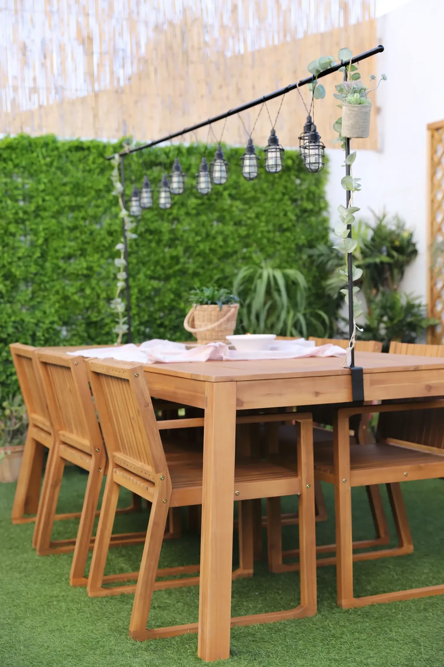 Online Beliani Set da pranzo da giardino 6 posti LIVORNO Legno d'acacia Marrone