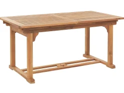 Best Beliani Set da pranzo da giardino 6 posti JAVA Legno d'acacia chiaro Marrone