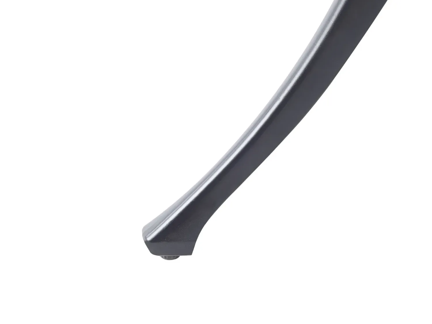 New Beliani Set da pranzo da giardino 4 posti ANCONA con cuscini Metallo Nero Beige Nero
