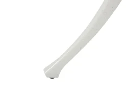 Outlet Beliani Set da pranzo da giardino 4 posti ANCONA con cuscini Metallo Bianco sporco Bianco Verde