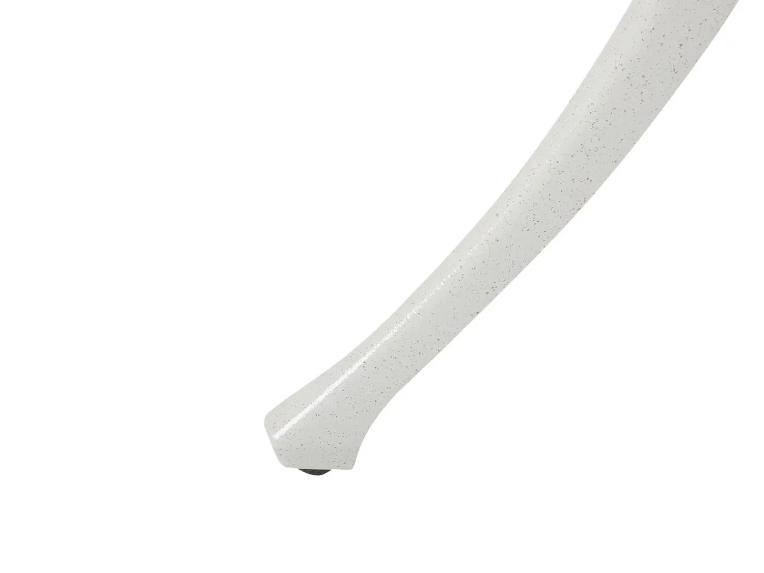 Outlet Beliani Set da pranzo da giardino 4 posti ANCONA con cuscini Metallo Bianco sporco Bianco Verde