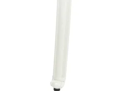 Outlet Beliani Set da pranzo da giardino 4 posti ANCONA con cuscini Metallo Bianco sporco Bianco Verde