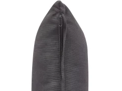 Hot Beliani Set da pranzo da giardino 4 posti CANETTO con cuscini Metallo Nero Marrone Nero