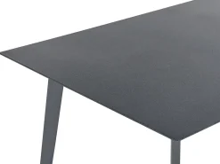 Hot Beliani Set da pranzo da giardino 4 posti MILETO con cuscini Metallo Grigio