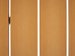 Discount Beliani Set da pranzo da giardino 4 posti CAVOLI con cuscini Metallo Beige Bianco Beige Marrone