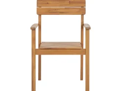 New Beliani Set da pranzo da giardino 6 posti FORNELLI Legno d'acacia Marrone